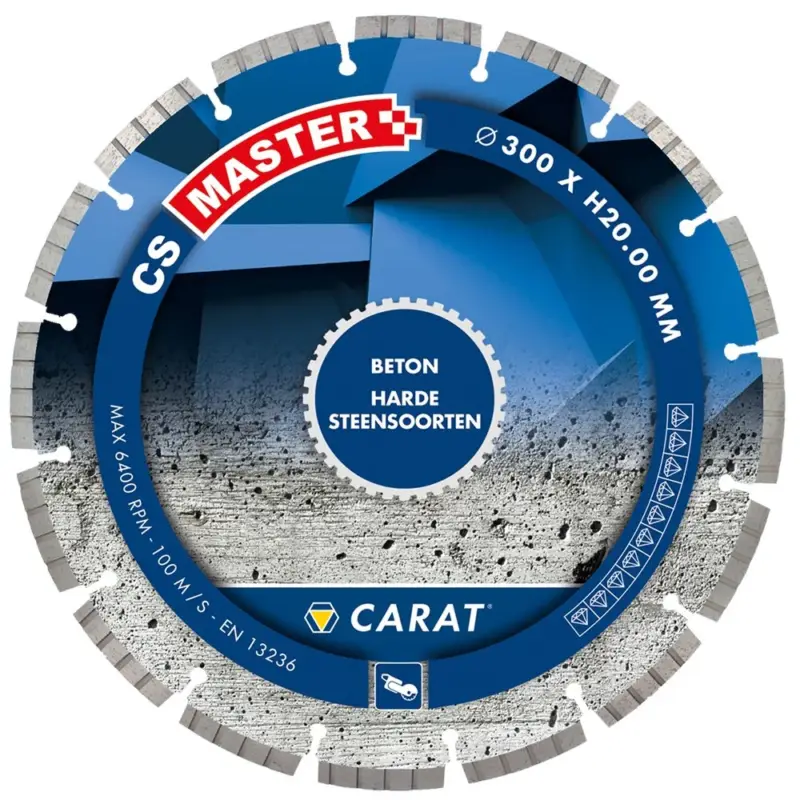 Lage Kosten Carat Diamantzaag Beton Ø350X25,40mm CS Master - CSM3504000