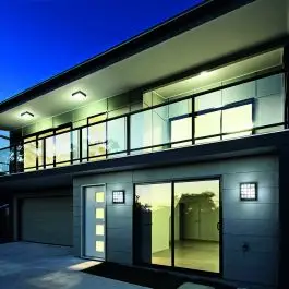 Authentiek PIL BLIZ SQUARE LED-Wand en plafondarmatuur grijs 10x36cm - 2515lm - 39W - 3000K - IP65