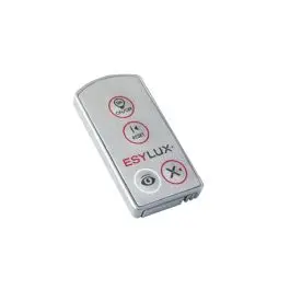 Ambachtelijk ESYLUX Afstandsbediening REMOTE CONTROL USER zilver
