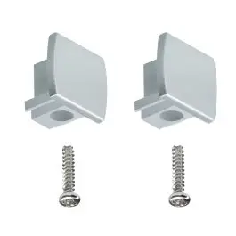 Paulmann URail universele eindkap 2 pack chr mat 18x13cm Authentiek