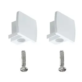 Veilige Betaling Paulmann URail universele eindkap 2 pack wit 18x13cm