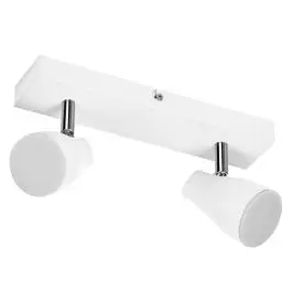 LEDVANCE LED SPOT PEAR WHITE 2 x 4.3W 2700K GU10 27x60cm - 420lm - 8.6W - 2700K - IP20 Tijdelijk Beschikbaar