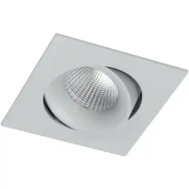 Superprijs LumiParts LED spot Etage vierkant kantelbaar verdiept zwart - 790lm - 12W - 4000K - IP44