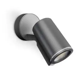 Bestel Nu STEINEL Buitenspot ONE antraciet LED uitwisselbaar - 520lm - 3000K - IP44 - 18x97cm