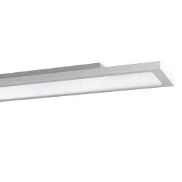 Premium 125209 Performance in Lighting SL720+SM RL 22 S/B 8TW GRIJS HCL-S MP-LED-Opbouwarmatuur 124x24cm -