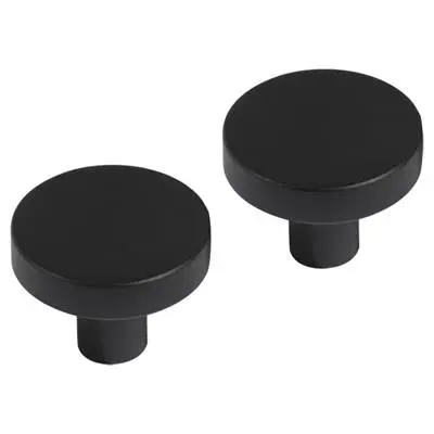 Differnz Amsterdam knop 30 mm mat zwart Trendy