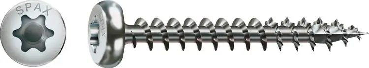 Nieuwe Collectie Spax - Spaanplaatschroeven - Torx 20 Cilinderkop - 4 x 45mm - Voldraad - WIROX (200 stuks)
