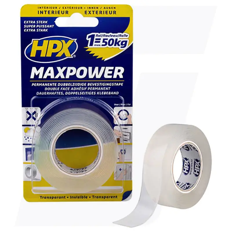 Veilige Betaling Max Power transparante tape 19mm x 5 m